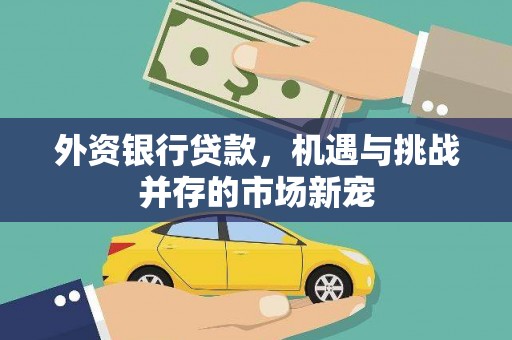 新店外资银行贷款，机遇与挑战并存的市场新宠
