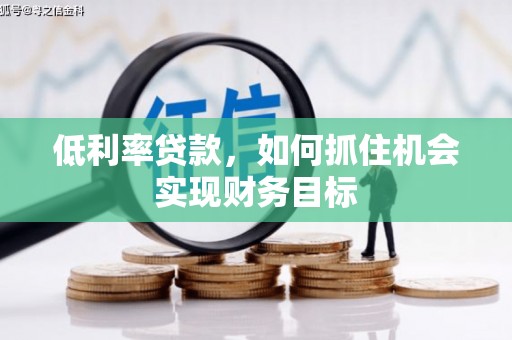 新店低利率贷款，如何抓住机会实现财务目标