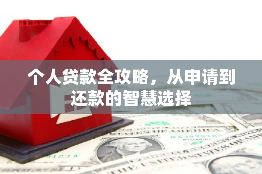 新店个人贷款全攻略，从申请到还款的智慧选择
