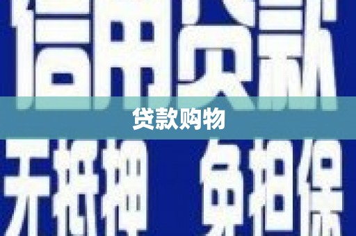 新店贷款购物