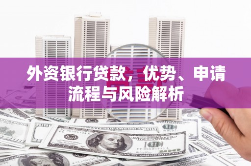 新店外资银行贷款，优势、申请流程与风险解析