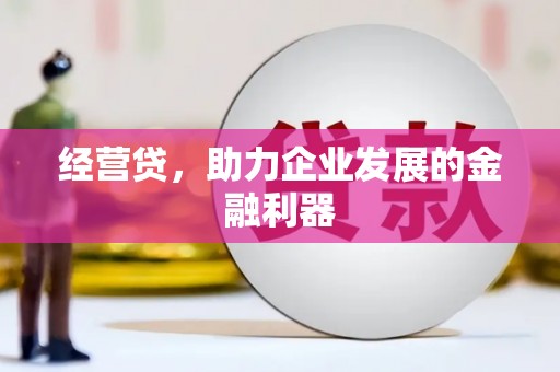 新店经营贷，助力企业发展的金融利器