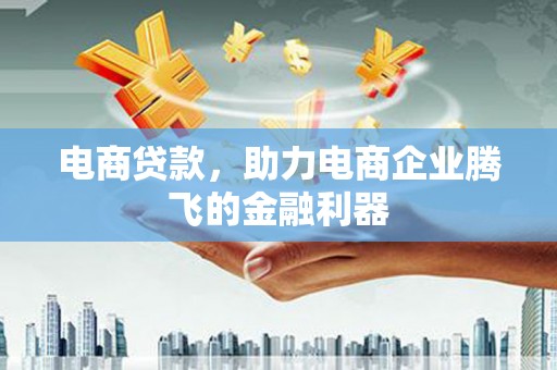 新店电商贷款，助力电商企业腾飞的金融利器