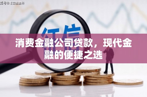 新店消费金融公司贷款，现代金融的便捷之选
