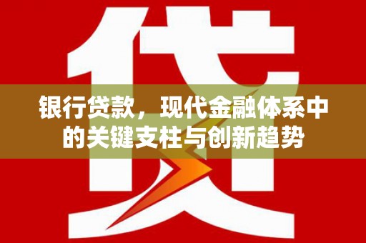 新店银行贷款，现代金融体系中的关键支柱与创新趋势