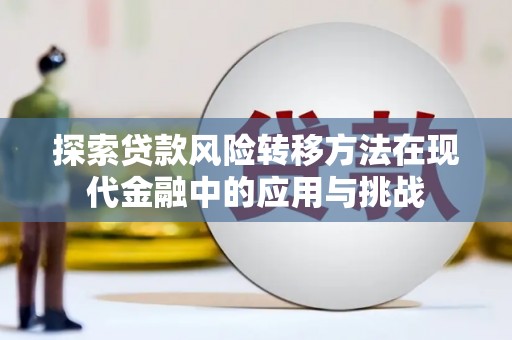 新店探索贷款风险转移方法在现代金融中的应用与挑战