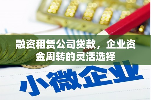 新店融资租赁公司贷款，企业资金周转的灵活选择