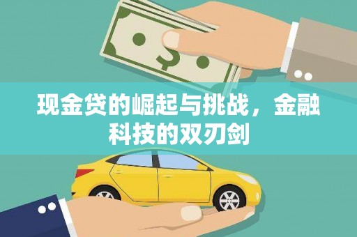新店现金贷的崛起与挑战，金融科技的双刃剑