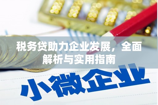 新店税务贷助力企业发展，全面解析与实用指南