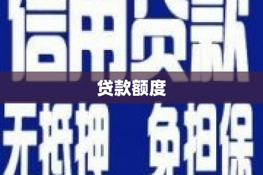 新店贷款额度