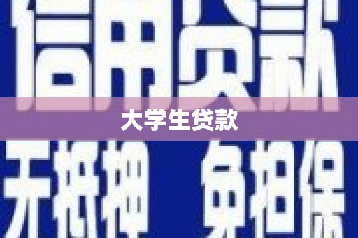 新店大学生贷款
