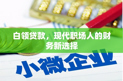 新店白领贷款，现代职场人的财务新选择