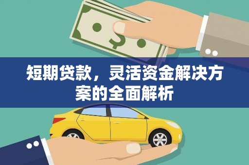 新店短期贷款，灵活资金解决方案的全面解析