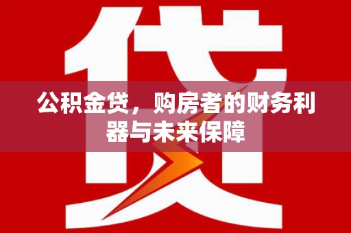 新店公积金贷，购房者的财务利器与未来保障