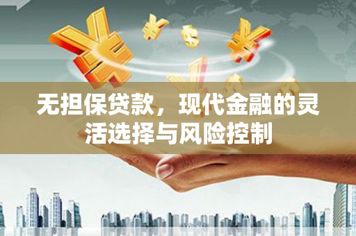 新店无担保贷款，现代金融的灵活选择与风险控制