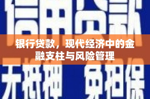 新店银行贷款，现代经济中的金融支柱与风险管理