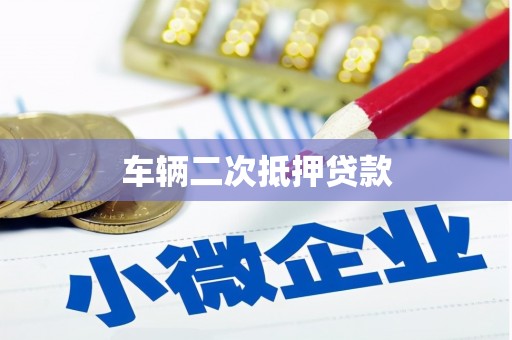 新店车辆二次抵押贷款