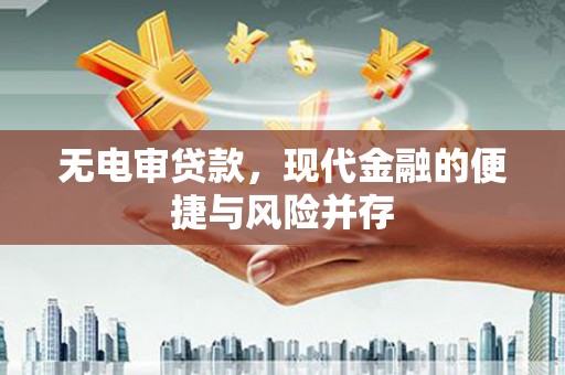 新店无电审贷款，现代金融的便捷与风险并存