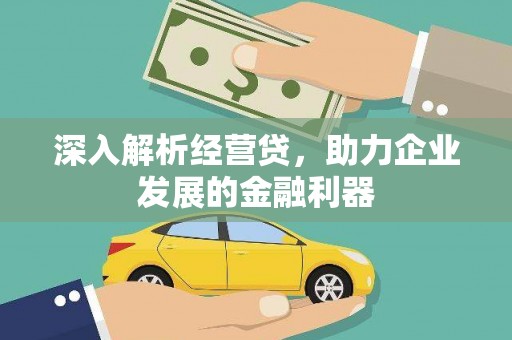 新店深入解析经营贷，助力企业发展的金融利器