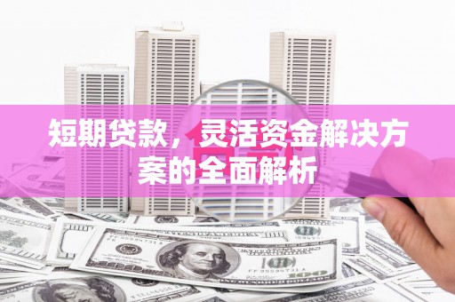 新店短期贷款，灵活资金解决方案的全面解析