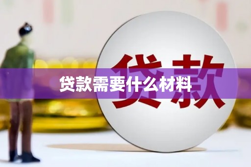 新店贷款需要什么材料