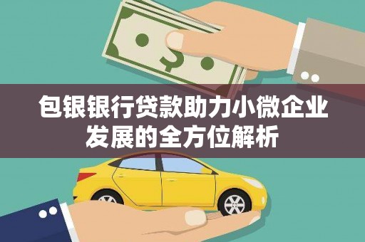 新店包银银行贷款助力小微企业发展的全方位解析