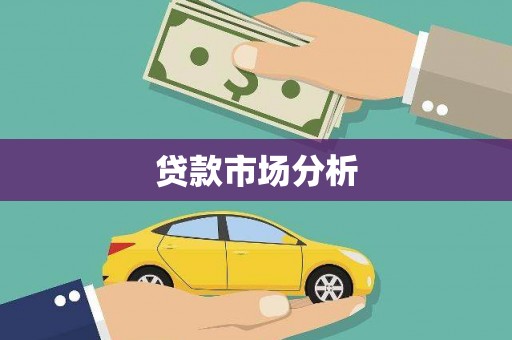 新店贷款市场分析