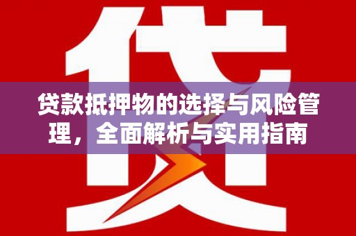 新店贷款抵押物的选择与风险管理，全面解析与实用指南