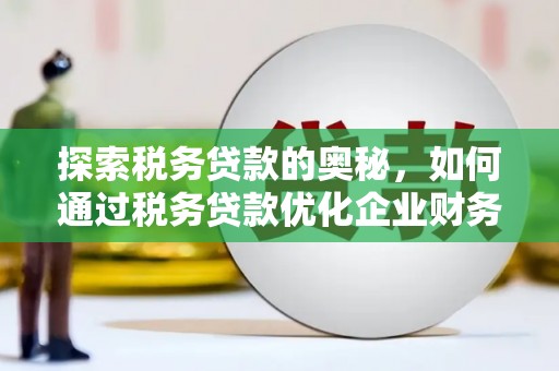 新店探索税务贷款的奥秘，如何通过税务贷款优化企业财务