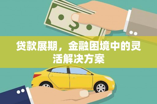 新店贷款展期，金融困境中的灵活解决方案