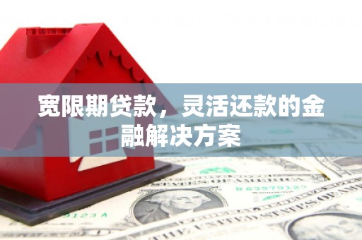 新店宽限期贷款，灵活还款的金融解决方案