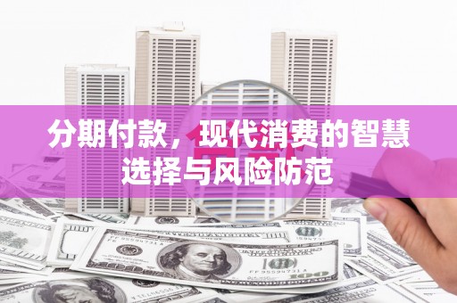 新店分期付款，现代消费的智慧选择与风险防范