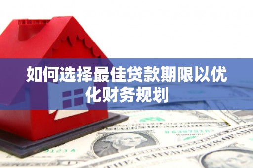 新店如何选择最佳贷款期限以优化财务规划