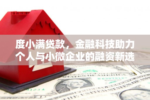 新店度小满贷款，金融科技助力个人与小微企业的融资新选择
