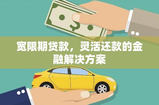 新店宽限期贷款，灵活还款的金融解决方案