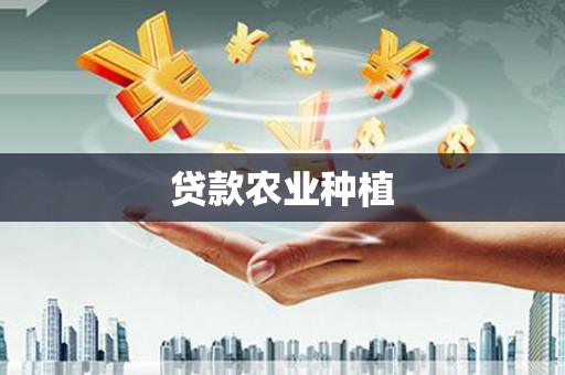 新店贷款农业种植
