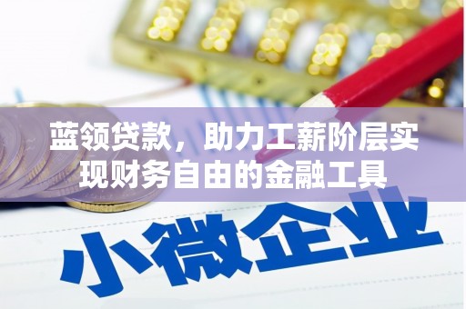 新店蓝领贷款，助力工薪阶层实现财务自由的金融工具
