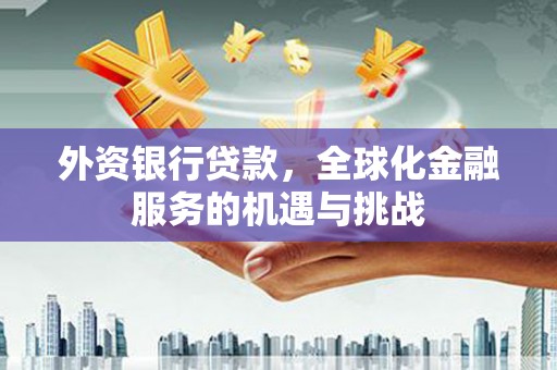 新店外资银行贷款，全球化金融服务的机遇与挑战