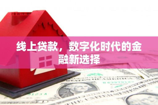 新店线上贷款，数字化时代的金融新选择