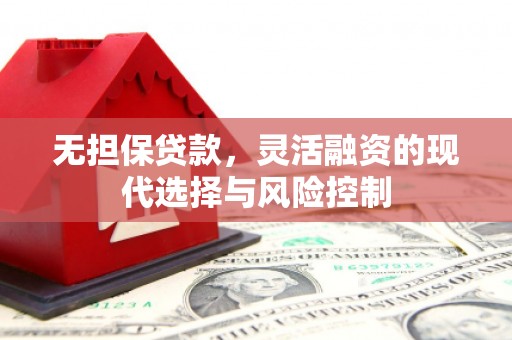 新店无担保贷款，灵活融资的现代选择与风险控制