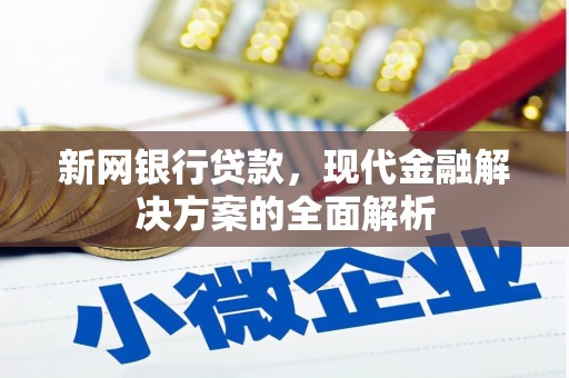 新店新网银行贷款，现代金融解决方案的全面解析