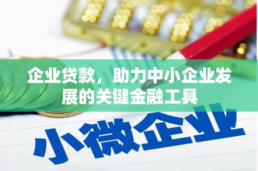 新店企业贷款，助力中小企业发展的关键金融工具