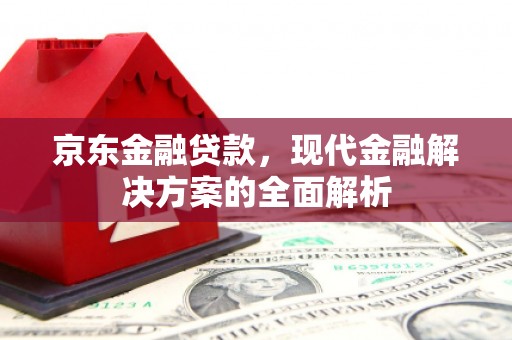 新店京东金融贷款，现代金融解决方案的全面解析