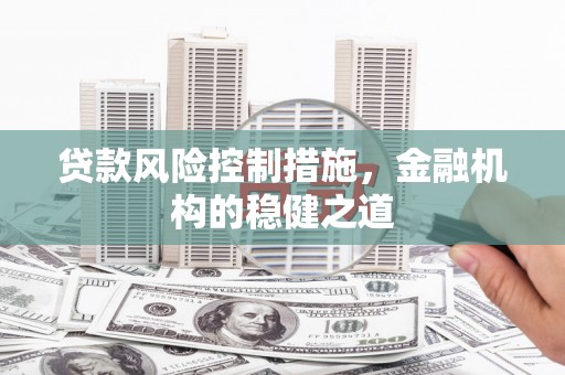 新店贷款风险控制措施，金融机构的稳健之道