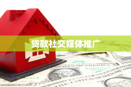 新店贷款社交媒体推广