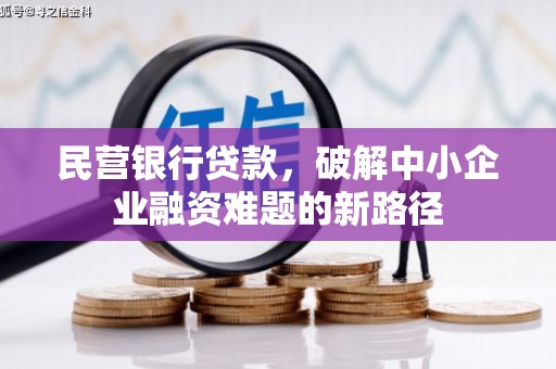 新店民营银行贷款，破解中小企业融资难题的新路径