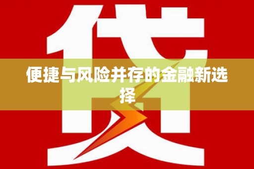 新店便捷与风险并存的金融新选择