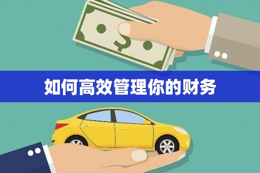 新店如何高效管理你的财务