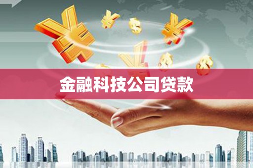 新店金融科技公司贷款
