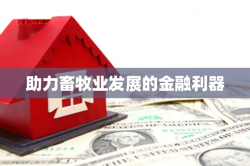 新店助力畜牧业发展的金融利器